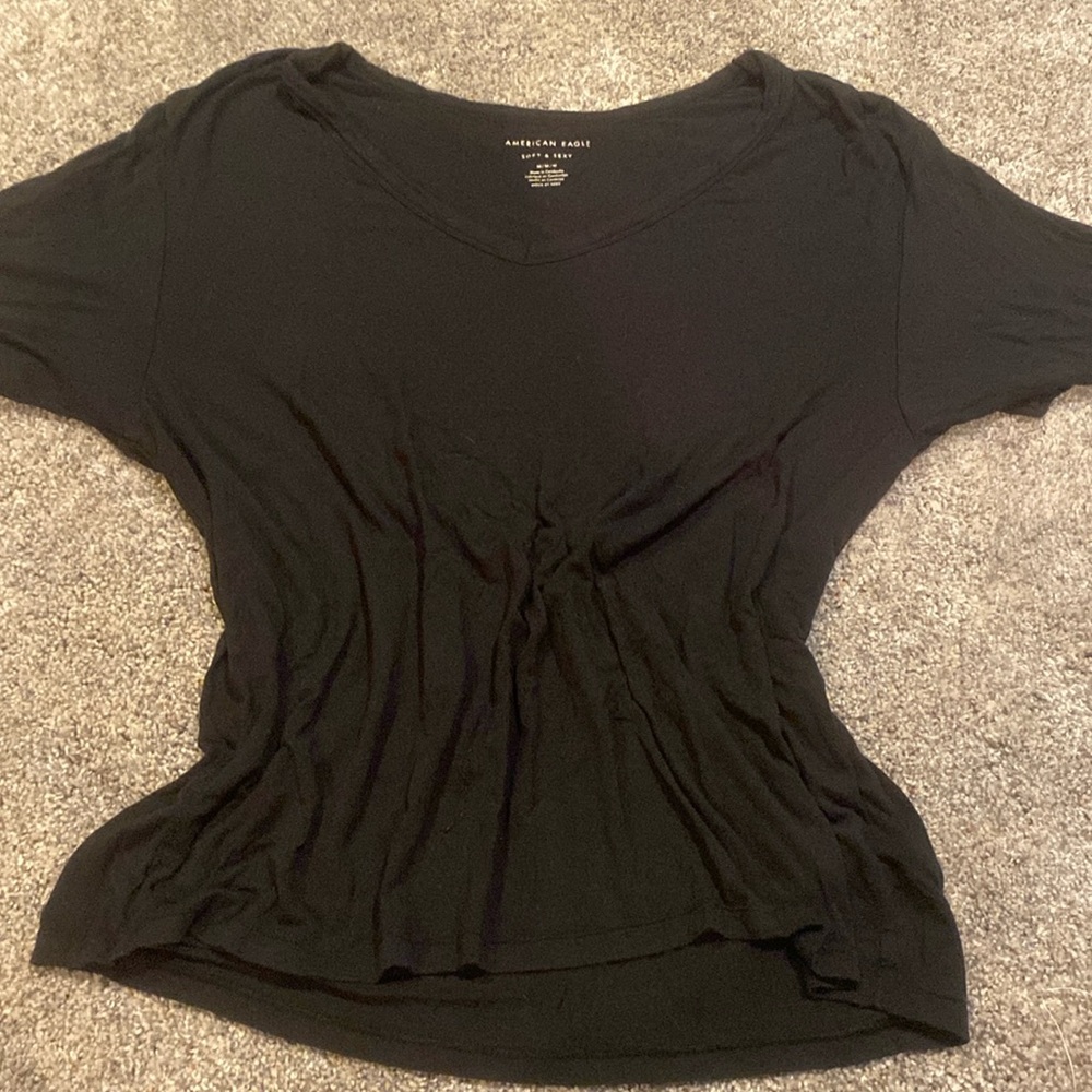 black american eagle short sleeve tee shirt medium